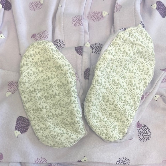 Pekkle - Purple Hedgehog Kids Pajamas - Picture 3 of 4